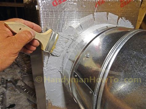 sealing sheet metal ducts